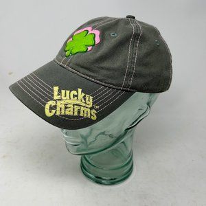 Lucky Charms Woman’s Hat OS Gray Green Pink Adjustable Back Trucker Cap